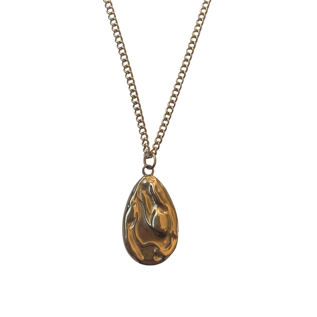 Irregular Teardrop Necklace